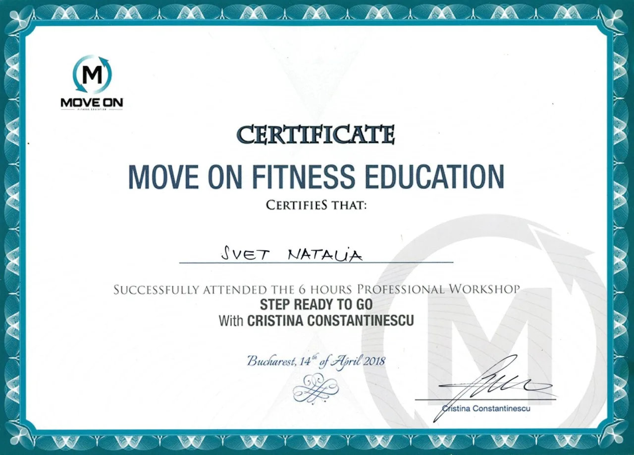 Certificat 12 - Natalia Șveț
